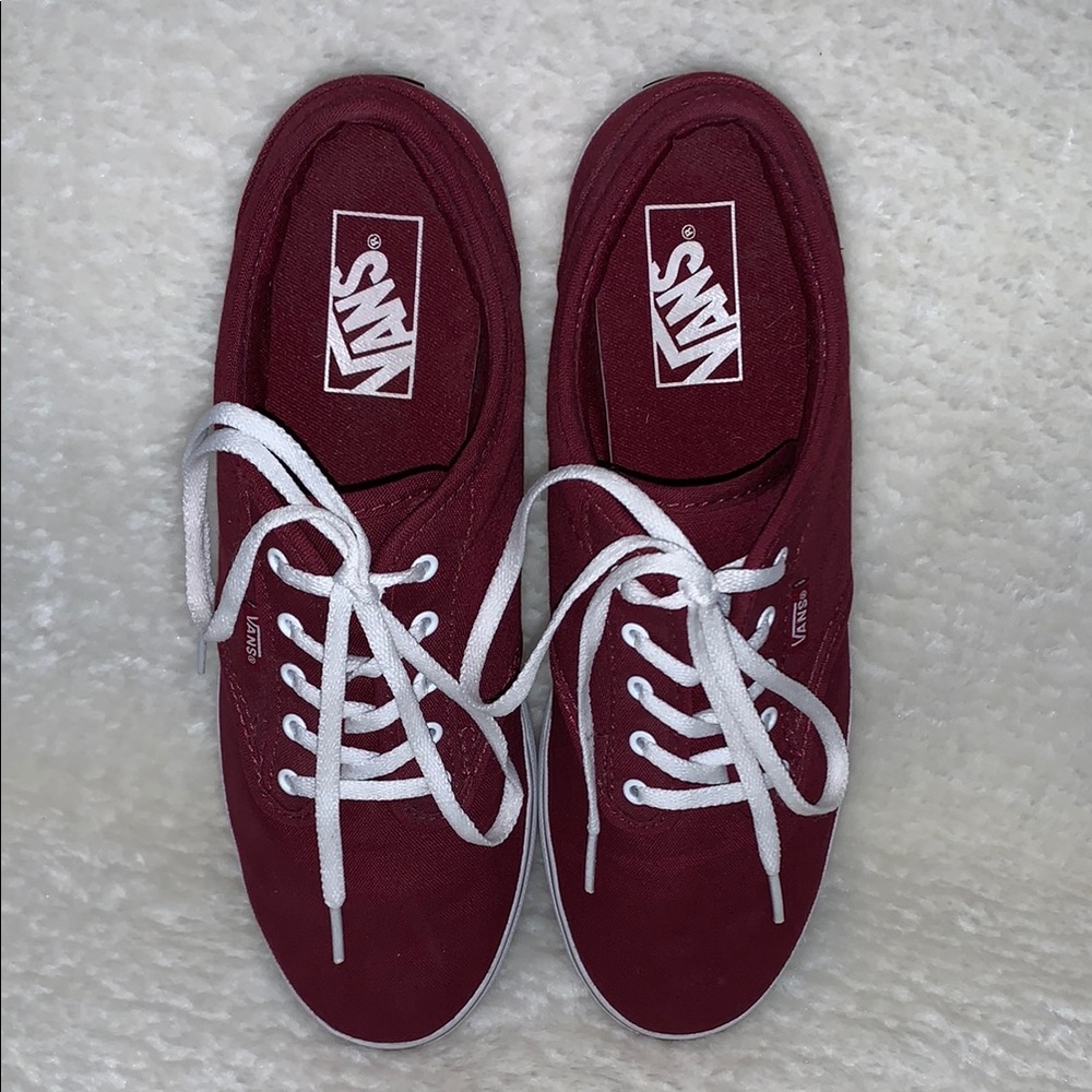 Vans Burgundy Sneakers - Picture 2 of 7